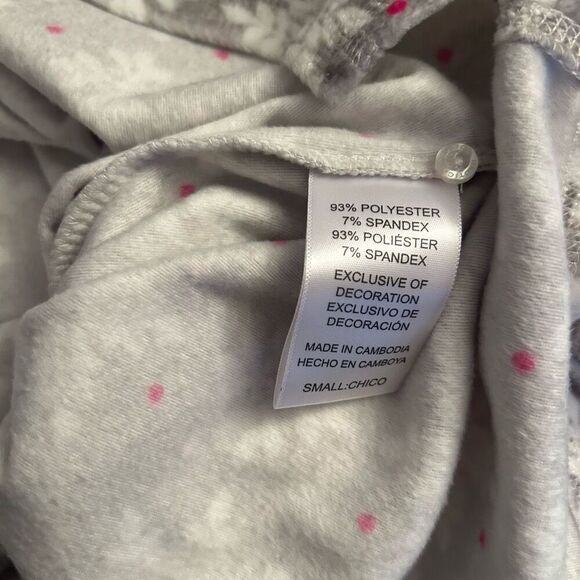 Nautical NWT Snowflake Pajama Long Sleeve Top S - Picture 6 of 6